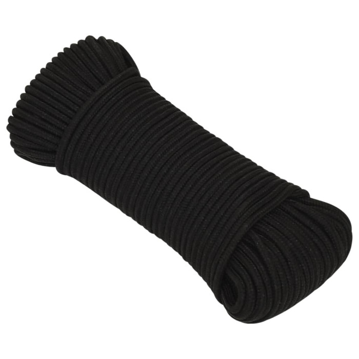 Delovna vrv črna 5 mm 250 m polipropilen